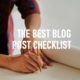 Best Blog Post Checklist